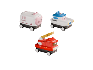 Magnetic Music Car Set 3 Car (Rock)